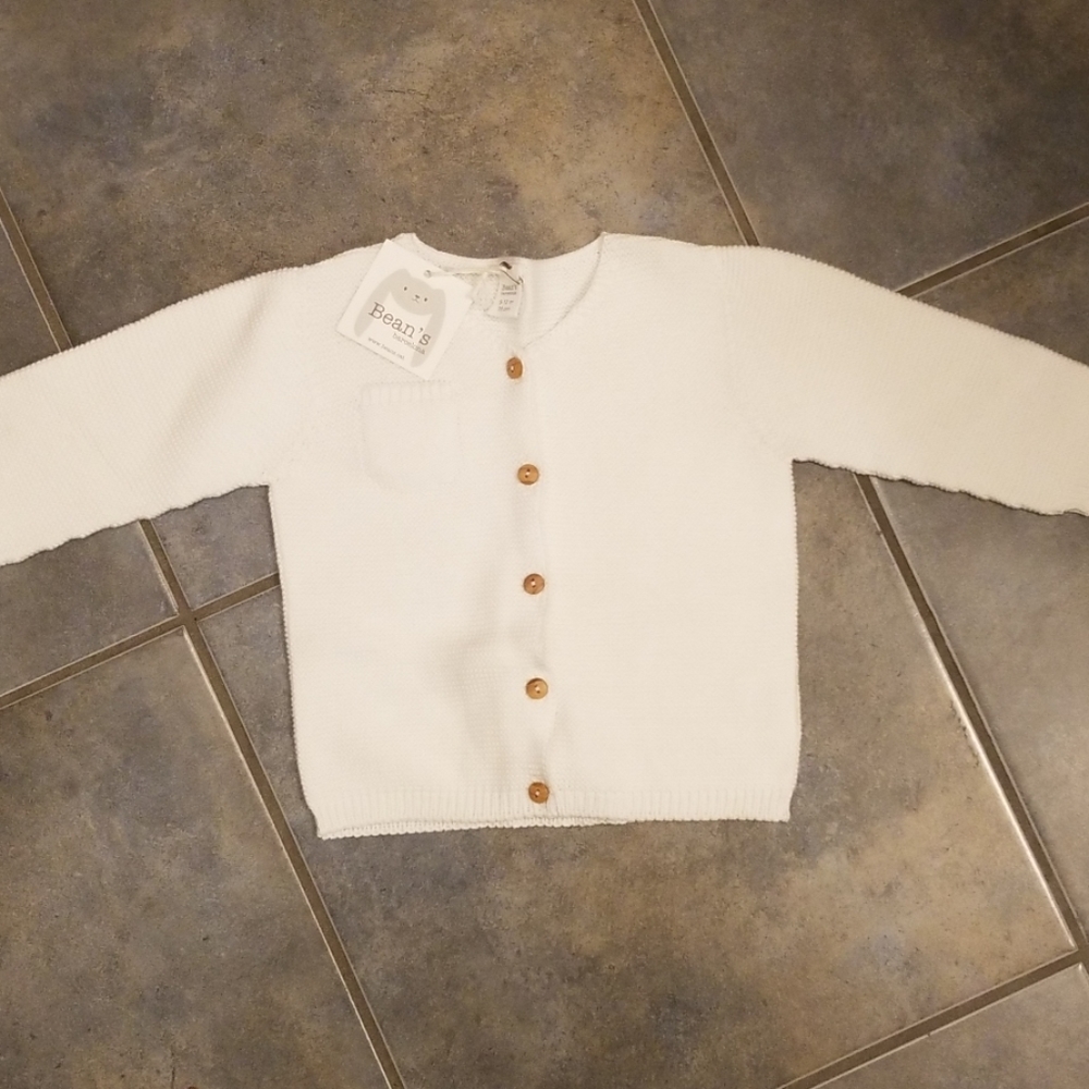 Bean's baby white sweater